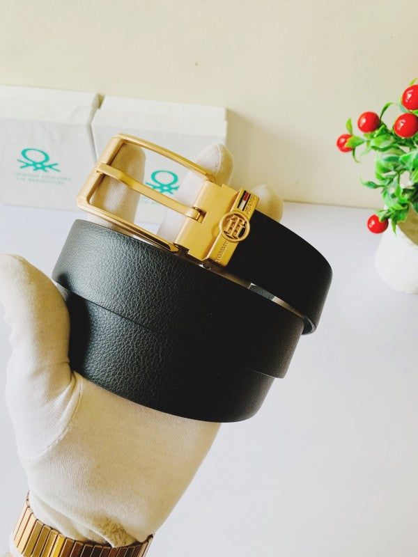 UNITED COLLOUR OF BENETTON GOLDEN BLACK PREMIUM QUALITY BELT
