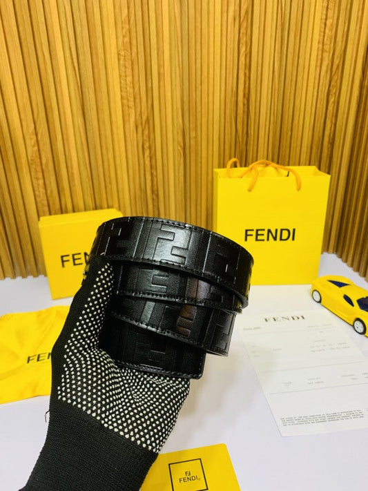 FEND_I FULL BLACK PRINTED PREMIUM QUALITY BELT