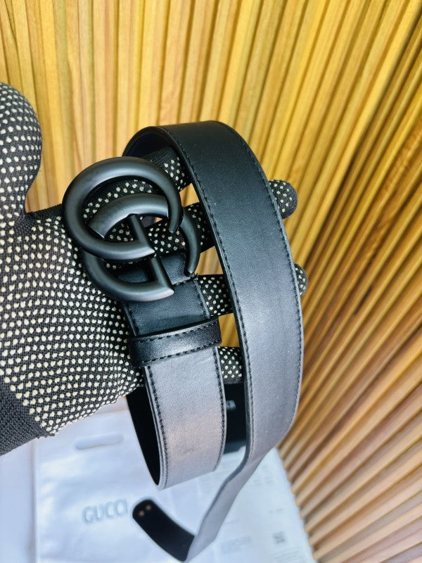 GUCC I FULL BLACK PREMIUM QUALITY BELT