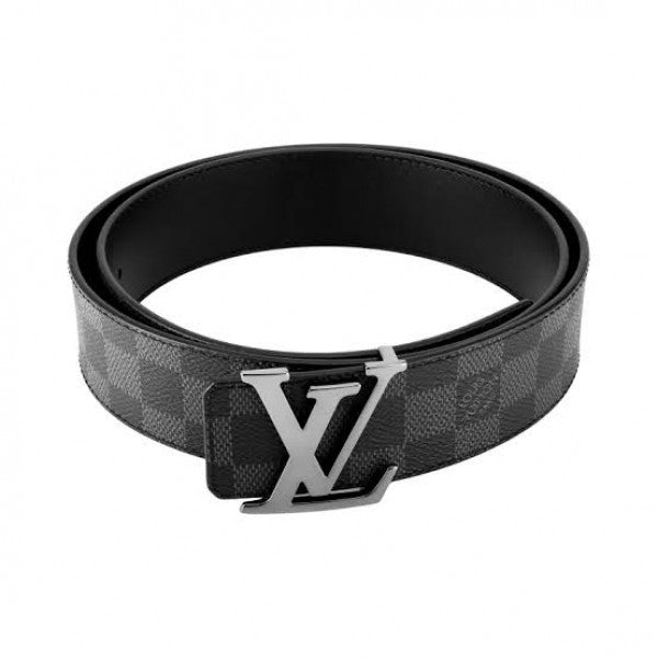 LOUISS VUIITTON SILVER BLACK CHEX PREMIUM QUALITY BELT