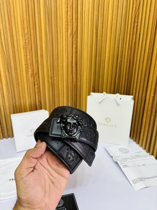 Versaace Full Black Premiums Quality Belt