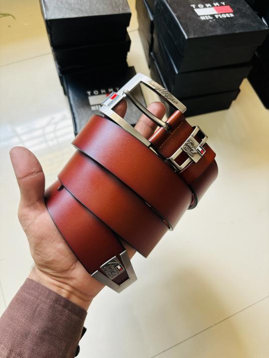 TOMMY HILFIGE_R LIGHT BROWN PREMIUM QUALITY BELT