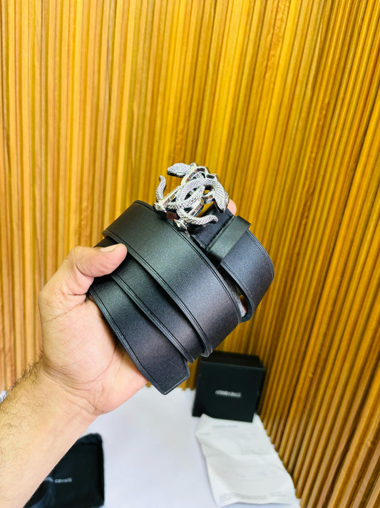 Robertoo Cavalli Silver Premium Quality Belt