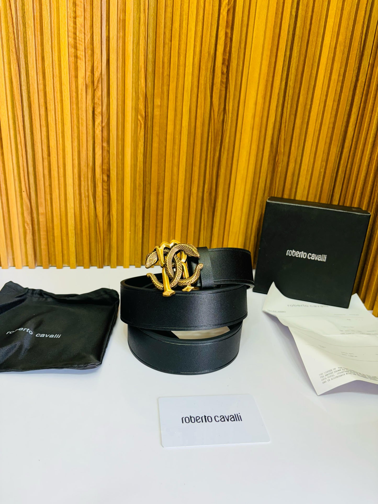 Robertoo Cavalli Gold Premium Quality Belt