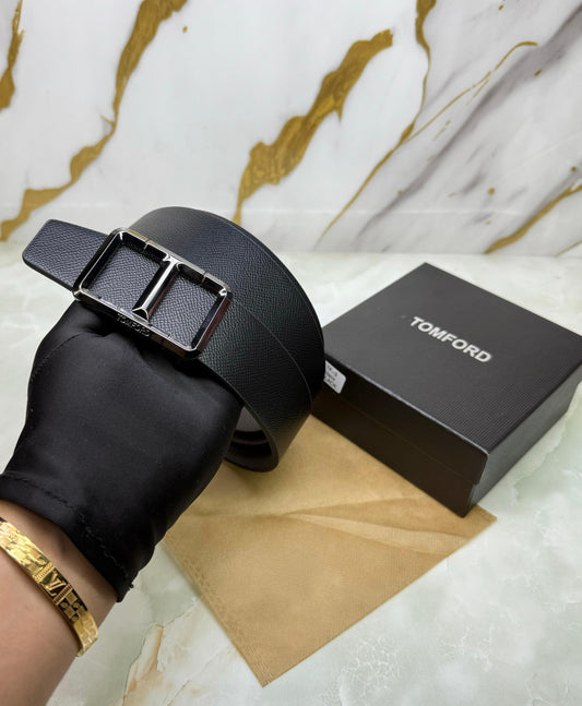 Tom Forrd Alligator Leather T Buckle Belt For Mens