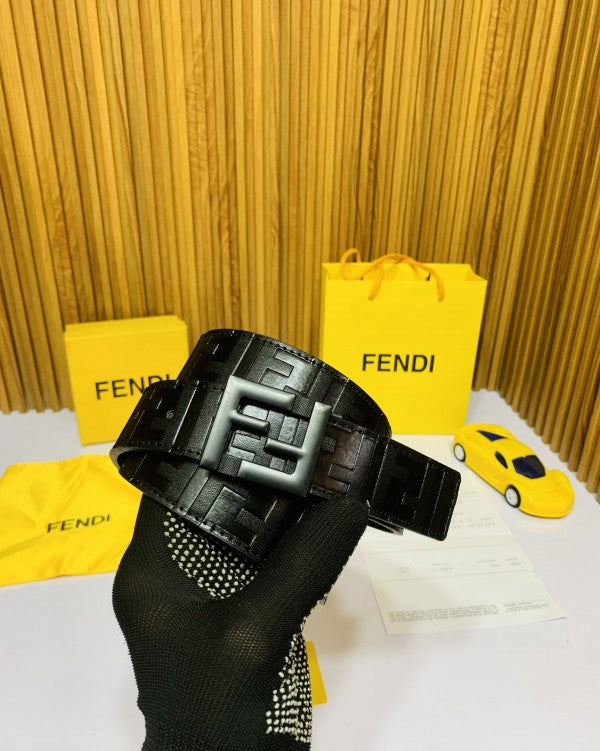 FEND_I FULL BLACK PRINTED PREMIUM QUALITY BELT