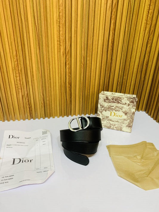 DIO R SILVER BLACK PREMIUM QUALITY BELT