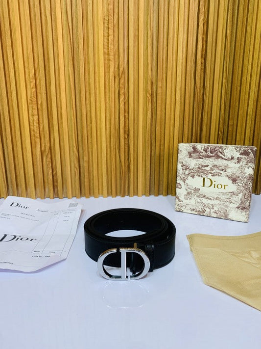 DIO R SILVER BLACK PREMIUM QUALITY BELT