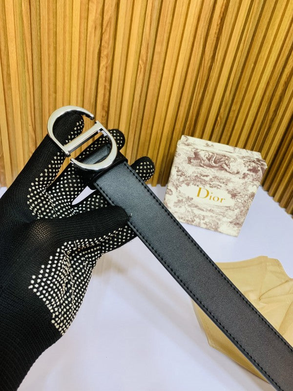 DIO R SILVER BLACK PREMIUM QUALITY BELT