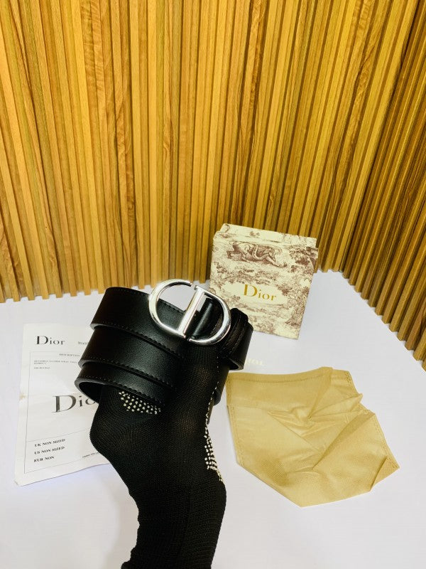 DIO R SILVER BLACK PREMIUM QUALITY BELT