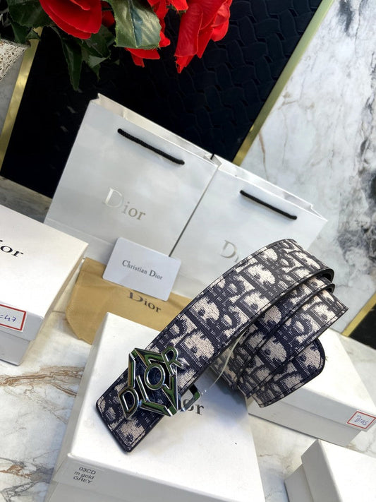 DIO R SILVER BLACK PREMIUM QUALITY BELT