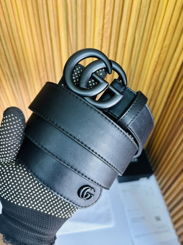 GUCC I FULL BLACK PREMIUM QUALITY BELT