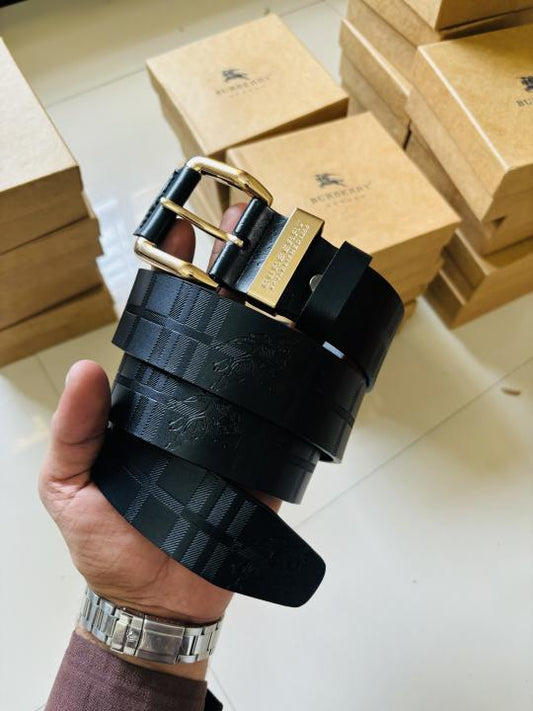 BURBARR Y BLACK PREMIUM QUALITY BELT