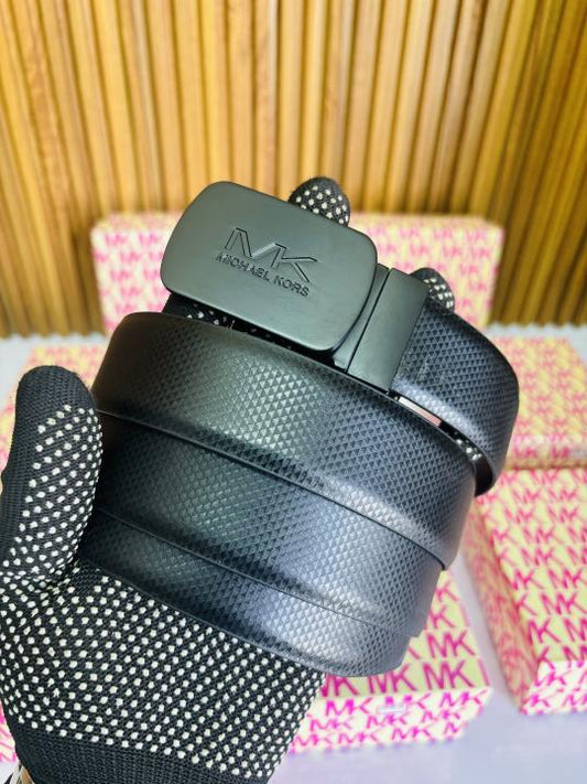 MICHAEL KOR S FULL BLACK PREMIUM QUALITY REVERSIBLE BELT