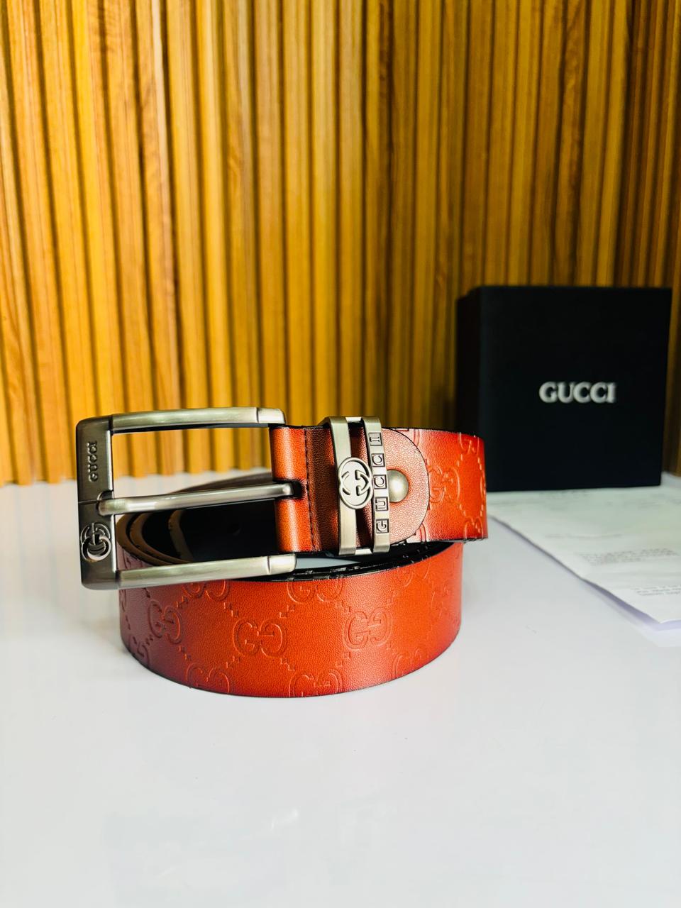 GUCC I PRINTED PREMIUM QUALITY BELT