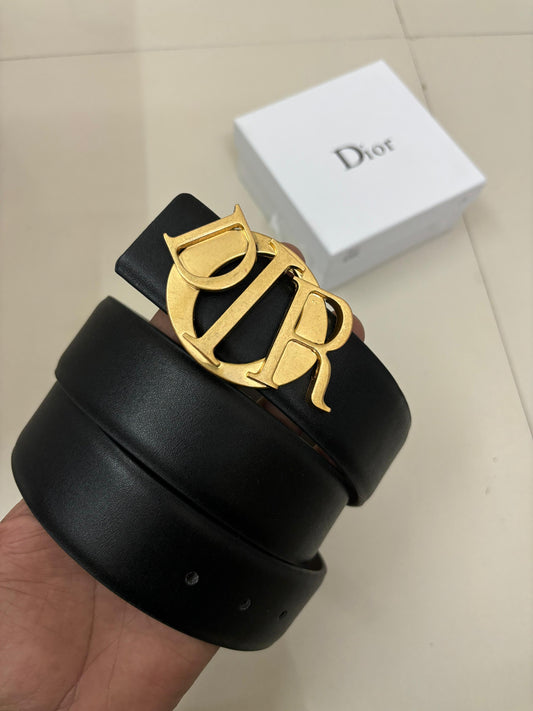 DIO R GOLDEN AND BLACK PREMIUM BELT FOR MEN