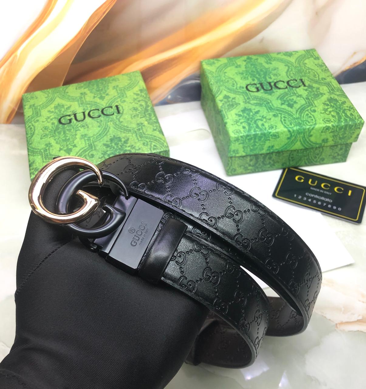 GUCCCI PRINTED PREMIUM QUALITY REVERSIBLE BELT