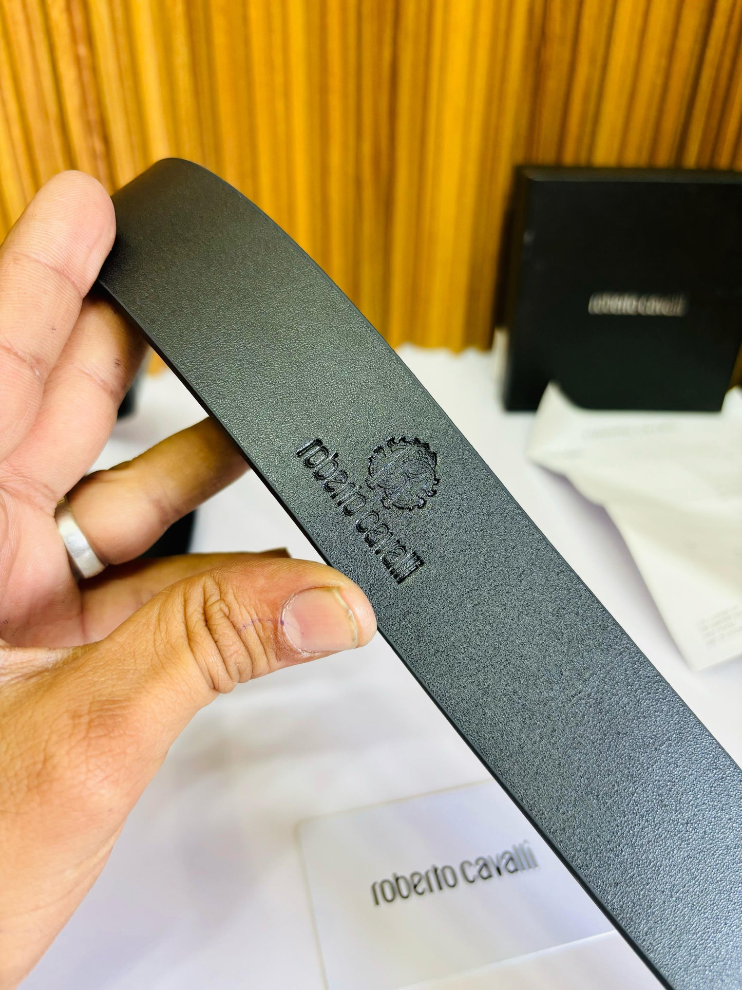 Robertoo Cavalli Silver Premium Quality Belt