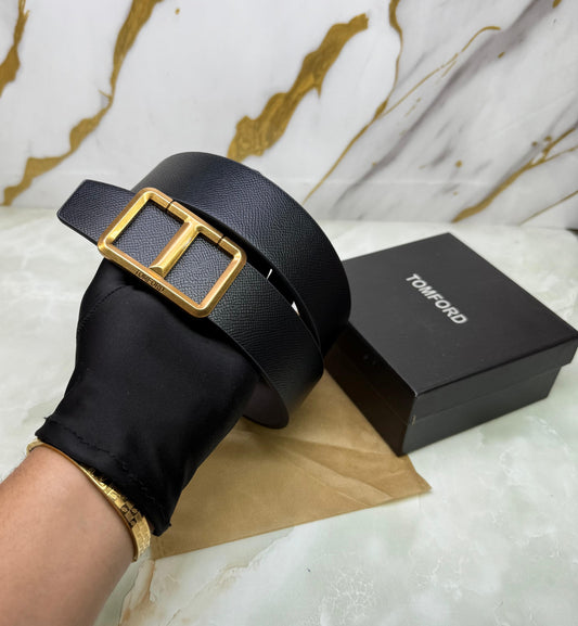 Tom Forrd Alligator Leather T Buckle Belt For Mens